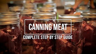 Canning Venison  Raw Pack Complete Guide [upl. by Dixie757]