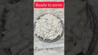 White Sauce Pasta Home Cooked Creamy amp cheesy PASTA Recipesshorts [upl. by Rabassa770]