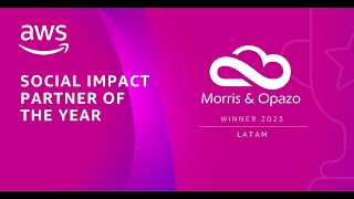 Morris Opazo logra nuevamente el Partner of the Year en AWS Partner Awards 2023 reInvent Las Vegas [upl. by Deeanne]