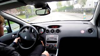 Driving a Peugeot 308 SW 2009 16 HDi 16v [upl. by Yetah]