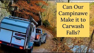 Exploring Ozark NF Carwash Falls Trail with Campinawe in Tow [upl. by Paloma]