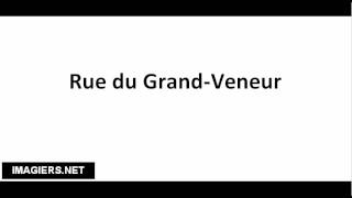 How to pronounce Rue du Grand Veneur [upl. by Doykos]