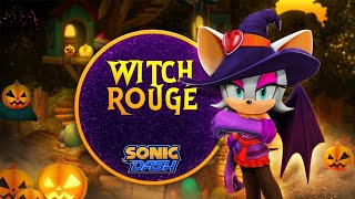 Sonic Dash Unlocking and Upgrading Witch Rouge [upl. by Diver213]