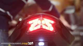 20132017 Kawasaki Ninja ZX6R Z800 Sequential LED Tail Lights Smoke Lens [upl. by Nivrae]