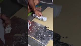 ⚡⚡ Khaju Katli Making Process ⚡⚡ shorts telugufoodie esangathulu streetfood foodie omelette [upl. by Axel583]