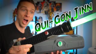 How BIG is QuiGon Jinns Galaxys Edge Legacy Lightsaber [upl. by Viv503]