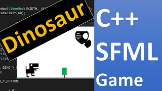 make game in C  Dinosaur jump [upl. by Adirf]