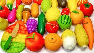 Oddly Satisfying VideoHow to Cutting New Wooden Fruits and Vegetables ASMR  Cutting Plastic fruits [upl. by Longo171]