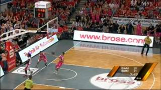 Bonn´s Buzzer Beater schockt Bamberg im Viertelfinale [upl. by Diarmit]