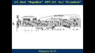 JS Bach Magnificat BWV243  2 Et Exultavit  Slow Tempo [upl. by Zolner]