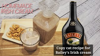 How to Make Irish Cream Copy cat recipe for Baileys Irish cream  Yemizkitchen [upl. by Shane428]