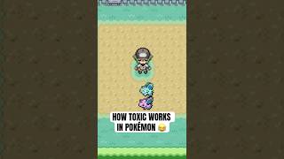 How toxic works in Pokemon 😂 pokemon shorts [upl. by Launcelot450]