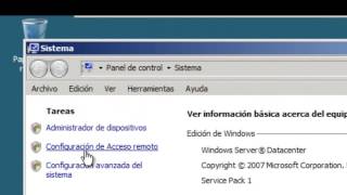 Configuración y funcionamiento de Escritorio remoto Windows Server 2008 [upl. by Dnaloy]