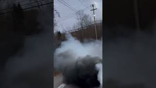 4TH GEN CUMMINS ROLLING BURNOUT 😮‍💨 4thgencummins [upl. by Ahtan876]