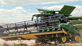 Moisson 2024 JD HillMaster S770 part I [upl. by Dietsche]