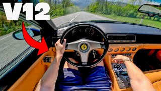 Questo SOUND è ILLEGALE 🔥  Ferrari V12 con SCARICO DRITTO Pov Test [upl. by Hallee543]