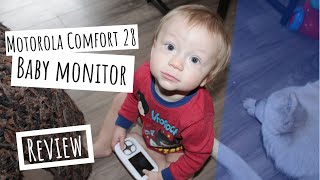 Our Favorite Baby Monitor Motorola Comfort 28 Baby Monitor REVIEW and Bloopers [upl. by Salisbury]