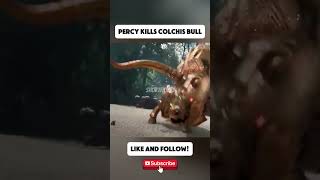 Percy Kills Colchis Bull movie shortsvideo film movieclips trending fyp [upl. by Ydnys]