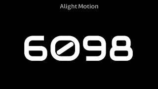 110000 in Audiowide Font Alight motion Test [upl. by Aiken550]