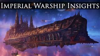 Inside an Imperial Navy Warship l Warhammer 40k Lore [upl. by Stephana71]