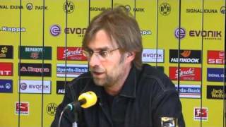 Jürgen Klopp vor Hannover 96 31032011 [upl. by Persis]