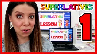 🔴 COMO USAR SUPERLATIVOS EN INGLES  SUPERLATIVES 📚 LECCIÓN 1 [upl. by Einhapets]