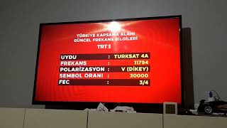 Trt1 Maç Yayınlarında Kapanması Sorunu  Trt 1 Yeni Frekans Ekleme [upl. by Eberta62]