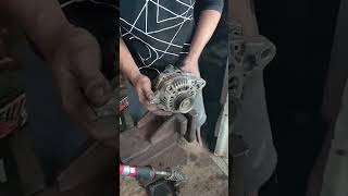 Toyota Wigo Alternator Repair Part3 armandelectrical shortsvideo SSD [upl. by Eserrehs]