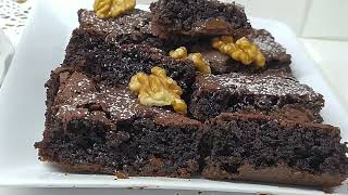 وصفة براونيز بالشوكولاته Brownie au chocolat [upl. by Hashim]