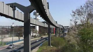 Video Fahrt mit dem Skytrain am Flughafen Düsseldorf International [upl. by Nurat228]