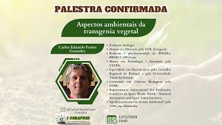 Palestra 10 Aspectos ambientais da transgenia vegetal [upl. by Ardnola]