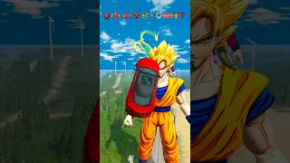 Cars VS Dragon Ball Characters 🐉  BeamNGdrive dragonball sparkingzero DBZ shorts [upl. by Remo]