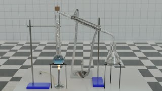 Fractional Distillation Animation BlenderFlipFluids [upl. by Cusack]