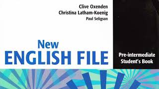 PREINTERMEDIATE  FILE 1  AUDIO  STUDENT BOOK  NEW ENGLISH FILE [upl. by Livvyy]