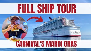 Explore Carnivals Mardi Gras Cruise Ship  Full Tour amp Review  CruiseRadioNet [upl. by Haimehen299]