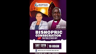 Bishopric consecration of pastor Ester Roy [upl. by Yoong]