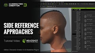 Headshot Plugin Tutorial  Side Reference Approaches  by 3Dtest [upl. by Eehtomit]