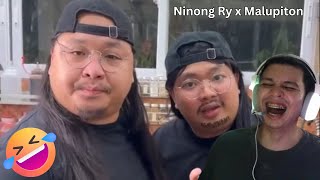 Ninong Ry at Malupiton Collab Reaction Video [upl. by Kcinomod337]