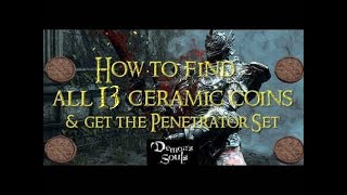 The Locations for All 13 Ceramic Coins  Demons Souls Remake Guide [upl. by Woodward]