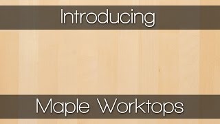 Maple Worktops  Worktops by Worktop Express [upl. by Isaak]