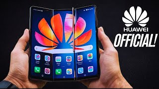 Huaweis Triple Foldable Phone  FINALLY OFFICIAL [upl. by Hutchison340]