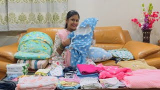 whats in my hospital bag 🛍️ for new born baby 🍼 Exited its most important for baby [upl. by Ahsitram]