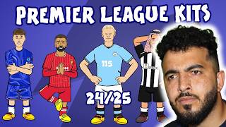 PREMIER LEAGUE KITS 2425  442oons Reaction [upl. by Ginder]