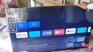 croma 43 inch smart tv unboxing [upl. by Harbert868]