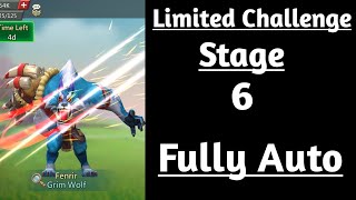 Limited challenge bloodlust stage 6 autoGrim Wolf Limited Challenge stage 6 lords mobile [upl. by Dielu867]