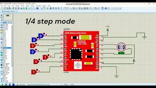 A4988 stepper motor driver in proteus [upl. by Leanna]