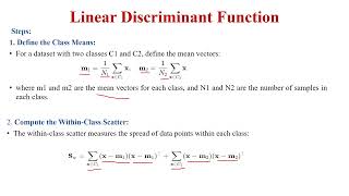 Discriminant Functions [upl. by Rebe362]