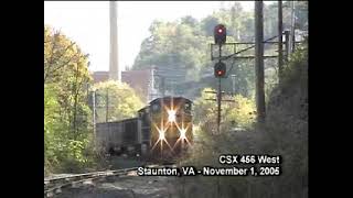 CSX 456W at Staunton VA [upl. by Vaughn]