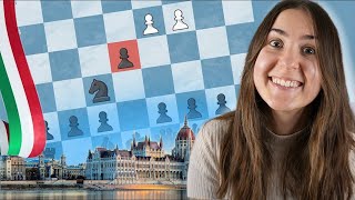 My favourite chess opening against 1d4 Budapest Gambit [upl. by Herriott929]