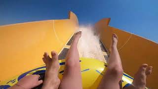 4K THE LAND OF LEGENDS KINGDOM WATERPARK SLIDES [upl. by Harmaning561]